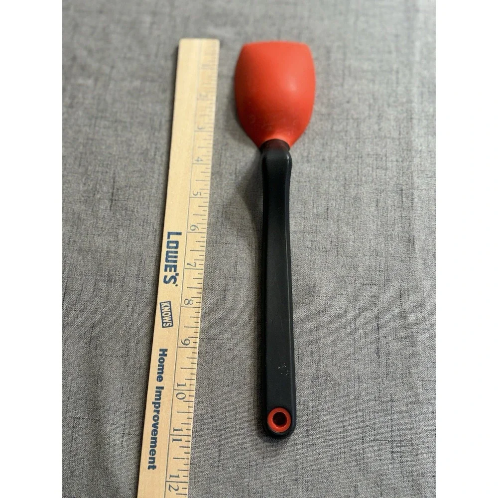 Dreamfarm Supoon Non-Stick Sit-Up Silicone Scraping Cooking Spoon Red 1 tbsp/tsp
